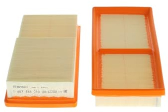 Bosch S3049 Car Air Filter - Separates Particles from the Air Intake - Moisture-resistant plus High Tensile Strength