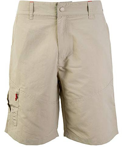 Gill Mens UV Tec Segeln Bootfahren Wassersport Shorts Graphite - Leicht - Schnell Drying - Gürtelschlaufen