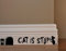 StickerStop Aufkleber Cat is Stupid, Vinyl, selbstklebend