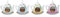 Chintz Ceramic Teapot Wild Bird Feeder with Hanging Chain. Gift Boxed[Yellow]