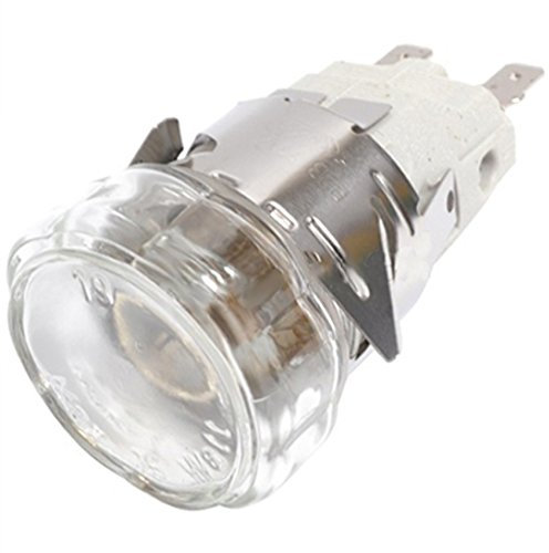 Hotpoint Genuine Oven Cooker Lamp Bulb Light Holder Glass & Bulb 15 Watt
