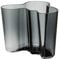 Iittala Alvar Aalto Vasen, Glas, Grau, 12 x 15 x 12 cm