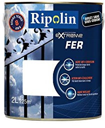 ***Peinture fer xpro3 2l noir, Ripolin