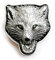 eeddoo® Gürtelschnalle - Wolf (Buckle für Wechselgürtel für Damen und Herren | Belt Frauen Männer Oldschool Rockabilly Metall Gothic Wave Rock Biker Western Trucker Casino Skull)