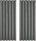 Deconovo Rideau Occultant Thermiques Anti Froid, Double Rideau Isolant Anti-Bruit, Économie d'Énergie, Idéal pour Chambre et Salon, 229x229 CM (Largeur x Hauteur), Gris Clair, 2 Pièces