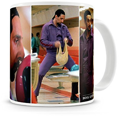The Big Lebowski Kaffeetasse Jesus Officiellement Weiß, Glas, Tasse, TRINKBECHER, 1 Stück, Zuhause, Rund, Transparent, Wiederverwendbar