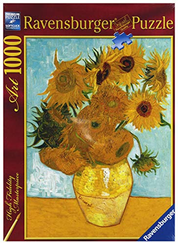 Ravensburger - Puzzle 1000 Teile Sonnenblumen, Van Gogh Erwachsene, 15805, Mehrfarbig