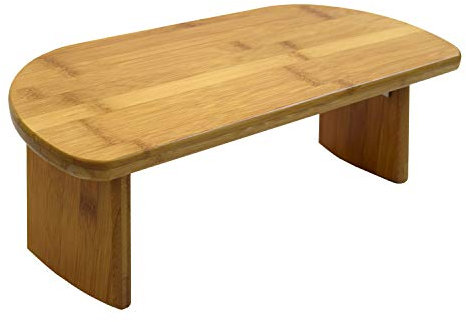 Bean Products Bambus Meditation Kniend Bench – Beste Design, Beine Zusammenklappbar Tragbar Ergonomischer Sitz, Bamboo Bench