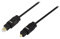 LogiLink CA1012 - Cable audio de fibra óptica (2x toslink male, 10 m) negro