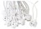 Energmix 2342-5x 5x MR16 GU5.3 Fassung für LED und Halogen mit Kabel aus hochwertigem Keramik 12V