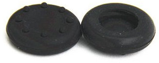 2 pcs Controller Thumb Joysti stick Grip Analogue silicone caps for Playstation 3(PS3)/PS4/ Xbox 360/Xbox one Controllers (Black)