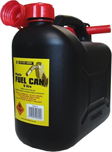 S Style CAN3 Diesel Fuel Can and Spout Black 5 Litre
