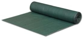 Bradas AS-CO13515050GR Windschutzplane auch Zaunblende, Sonnenschutz, 1,5 x 50 m, 135g/m², 90% Sichtschutz, dunkelgrün