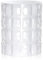 Kartell 01225E5 Matelasse' Vase, Plastik, dunkel weiß, 23 x 30 cm
