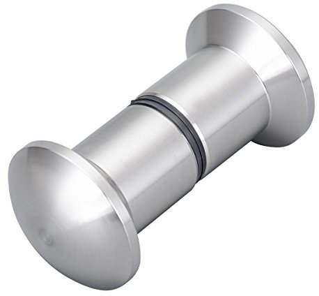 Dusche Tür Doppel Knopf Türgriff Duschtürknopf Duschtürgriff Dusche-Griff Beschläge Türknauf Griff Knopf Schrankgriff Hoch 304 Stahl