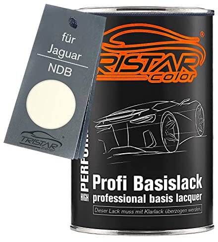 TRISTARcolor Car paint Can ready-to-spray for Jaguar NDB Old English White Base coat 1.0 litre 1000ml