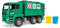 BRUDER - 02753 - Camion poubelle MAN TGA vert avec 2 poubelles