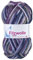 Gründl Wolle Filzwolle Color zum Stricken und Filzen - Wolle zum Stricken aus 100% Schurwolle - 1 x 50 g - steingrau-lila-Flieder Multicolor