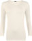 WearAll Ladies Long Sleeve T-Shirt Top Womens Plus Sizes - Cream - 14