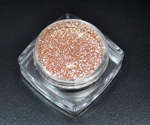 Premium Glitzer Glitter Puder Pink Champagne für Nailart