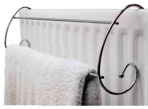 Caraselle Curved Chrome Radiator Towel Rail