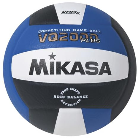 Mikasa Micro Cell Volleyball, Royal/Schwarz/Weiß