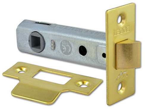 Legge 3722 Tubular Latch - 79mm Polished Brass