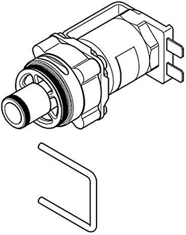 GROHE Magnetventil (Original Ersatzteil, Langlebig, Robust, Herstellergarantie: 5 Jahre, Passgenau), Chrom, 42340000