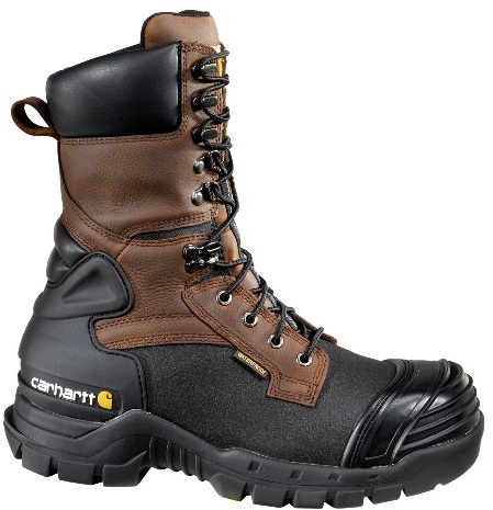 Carhartt Men's CMC1259 10 Waterproof Insulated Comp Toe Pac Boot,Brown/Black,14 M US