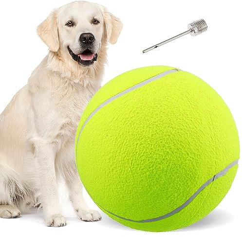NUOLUX, Tennisball für große Haustiere, Spielzeug, Sport, Strand, 24 cm