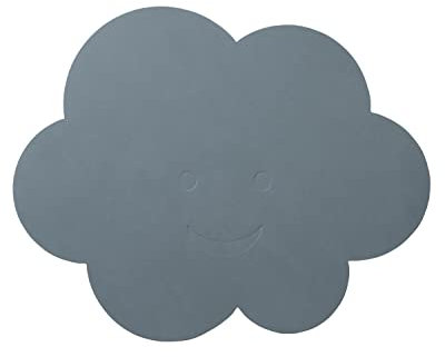 Lind DNA Leder Tischset Wolke für Kinder blau Nupo 38x31 cm 1 Stück