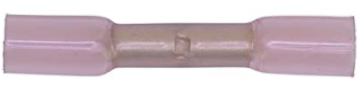 Sealey RTSB50 Heat Shrink Butt Connector Terminal Ø4.8mm Red Pack of 50