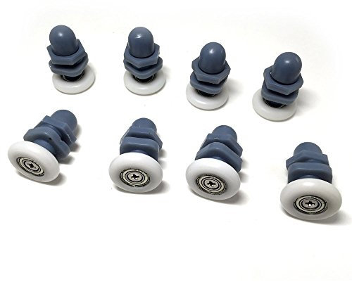 10single Porte de douche coureurs/roues/poulies/guides 23 mm Diamètre