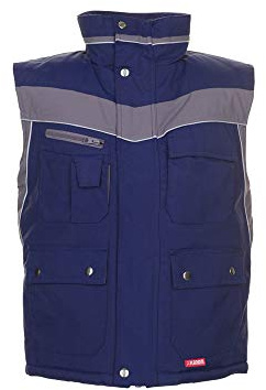 Planam 2582040 Plaline Winterweste, Marine/Zink, Größe XS