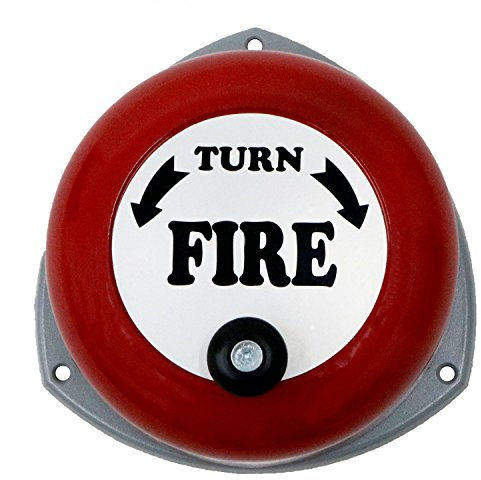 Oypla Emergency Rotary Hand Fire Safety Bell Manual Alarm