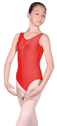 Roch Valley Sheree Nylon/Lycra Leotard Red Age 7-8 122-128cm (1b)