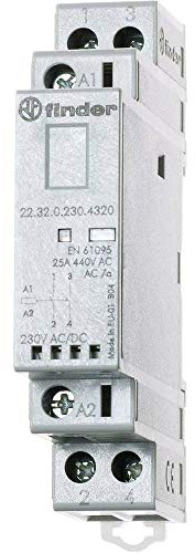 RELAY, 1NO, 1NC, 250VAC, 25A 22.32.0.230.4520 By FINDER