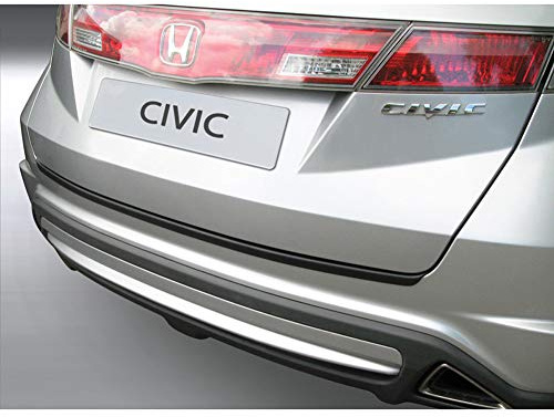 RGM ABS Heckstoßstangenschutz passgenau | kompatibel mit Honda Civic 2006-2011 Schwarz