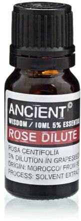 Ancient Wisdom EO-41 10 ml Rose Dilute Essential Oil