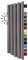 heimtexland ® Verdunklungsgardine Schlaufenschal Gardine Blickdicht mit Kräuselband Thermogardine Verdunklungsvorhang HxB 245x135 cm Schlamm Typ139
