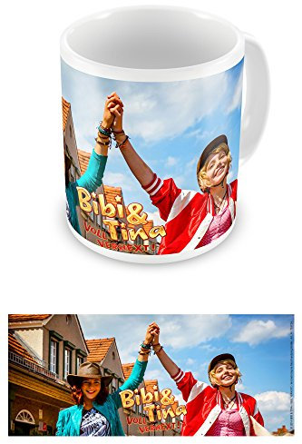 empireposter Bibi & Tina - Handschlag - Keramik Tasse Ø8,5 H9,5 cm