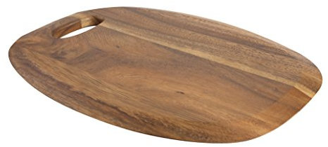 T&G Tuscany Surf Chopping Board in Acacia, Large, 36 x 26 x 1.5 cm