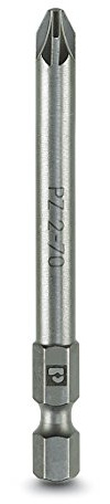 Phoenix Contact 6.35 mm PZ1 Schraubbit Legierungsstahl, 5-teilig, 50 mm, Packung a 5 Stück