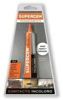 Tesa Tape. S.A. - Pegamento Contacto Supergen Incoloro 20Ml. 62601-00 Unidad