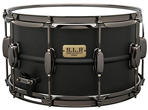 Tama S.L.P. Big Black Steel Snare Drum - 8 Inches X 14 Inches Limited Edition