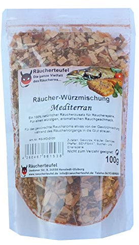 Räucherteufel Räucher-Würz-Mix-Mediterran (Räucherzusatz) 100g