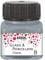 KREUL 16246 - Glass & Porcelain Classic metallic silber,im 20 ml Glas, brillante Glas- und Porzellanmalfarbe auf Wasserbasis, schnelltrocknend, deckend