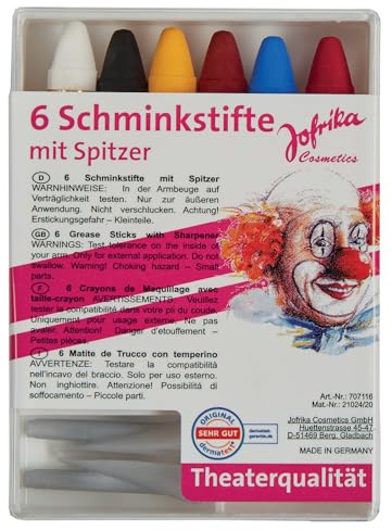 Schminkstifte-Sets, 6 Farben