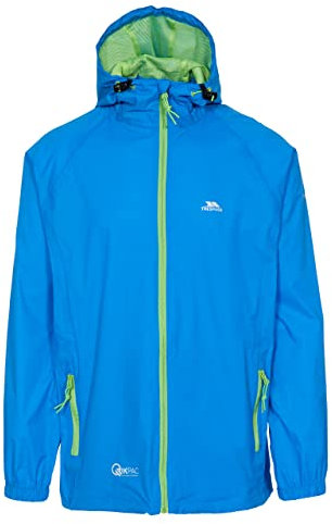 Trespass Mixte Qikpac Jacket Vestes coupe pluie, Bleu (Bleu Cobalt), L EU