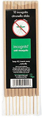 Incognito Lot de 10 bâtons d'encens à la citronnelle 10 x 13 g